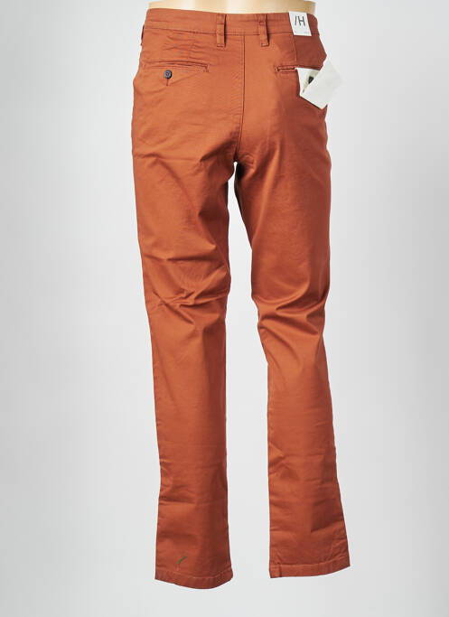 Pantalon slim marron SELECTED pour homme