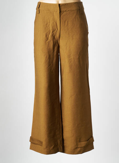 Pantalon large marron SECOND FEMALE pour femme