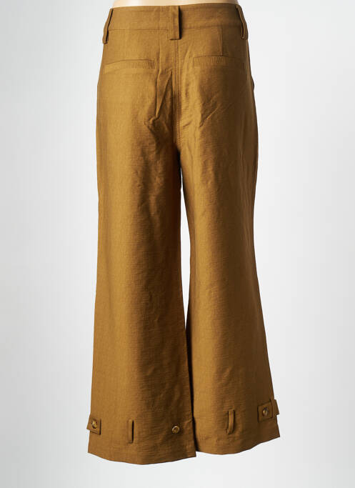 Pantalon large marron SECOND FEMALE pour femme