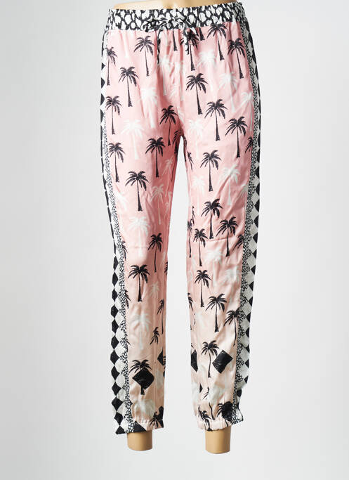 Pantalon droit rose SAK'S pour femme