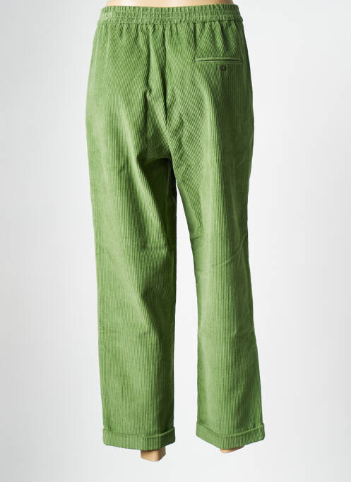 Pantalon droit vert MAPOESIE pour femme