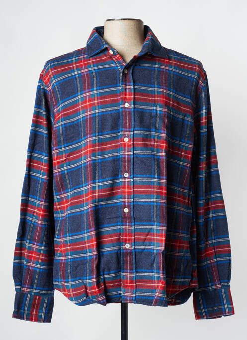 Chemise manches longues bleu HARTFORD pour homme