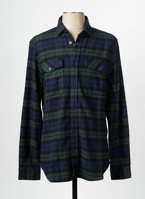 Chemise manches longues bleu ATELIER PRIVÉ pour homme