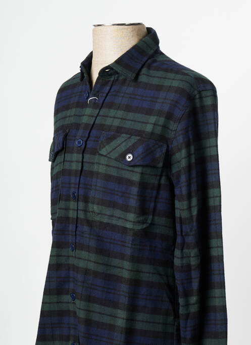 Chemise manches longues bleu ATELIER PRIVÉ pour homme