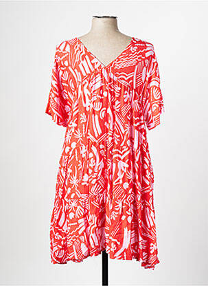 Robe courte rouge ATTIC AND BARN femme