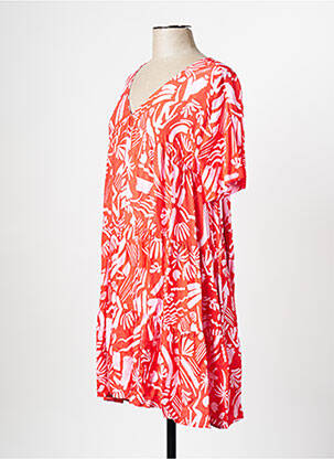 Robe courte rouge ATTIC AND BARN femme