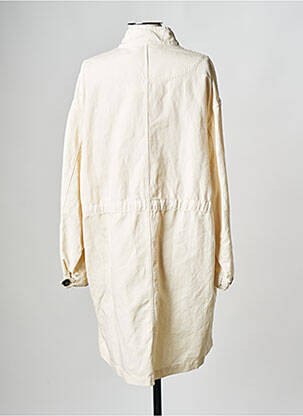 Manteau long beige POMANDERE femme