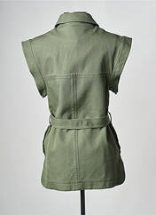 Gilet sans manche kaki ATTIC AND BARN pour femme seconde vue