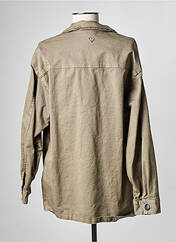 Manteau court kaki PLEASE pour femme seconde vue