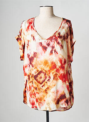 Top orange PLEASE femme