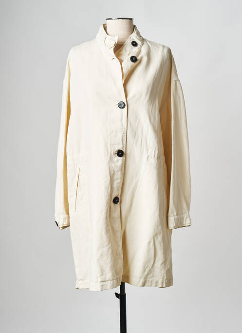 Manteau long beige POMANDERE pour femme