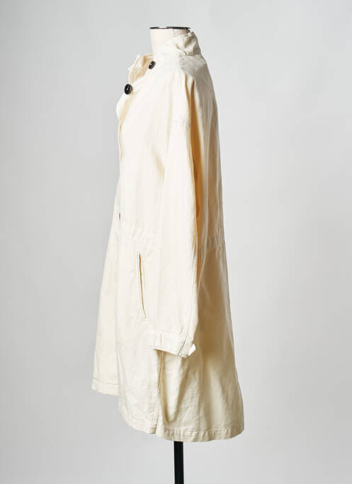 Manteau long beige POMANDERE femme