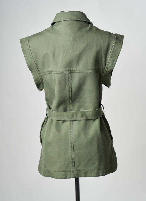 Gilet sans manche kaki ATTIC AND BARN pour femme