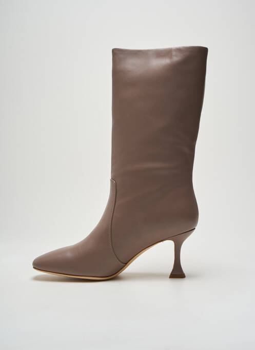 Bottes beige MI/MAI pour femme