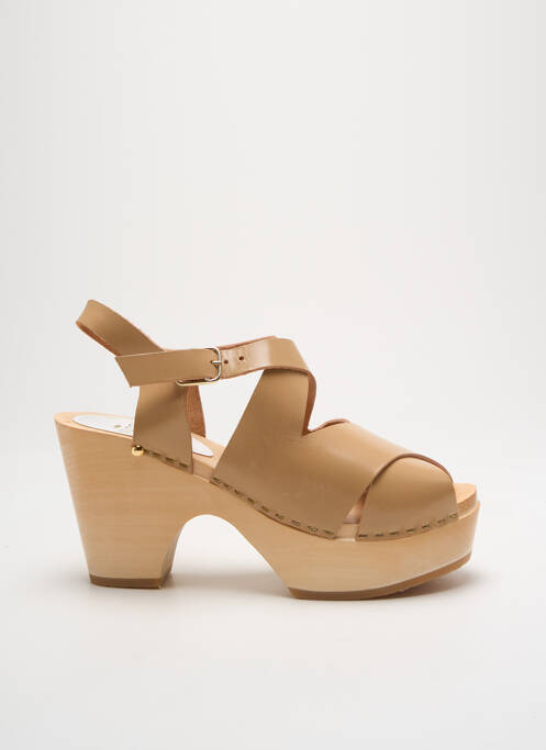 Sandales/Nu pieds beige SABOT YOUYOU pour femme