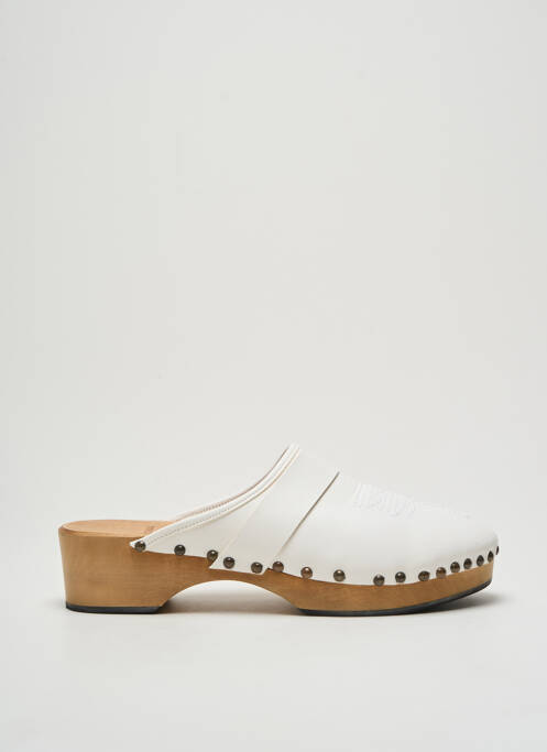 Mules/Sabots blanc LAURENCE BRAS pour femme