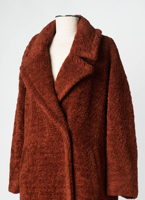 Manteau long marron IMPERIAL pour femme