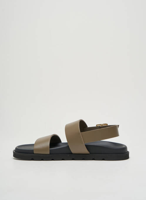 Sandales/Nu pieds kaki LANAPO femme