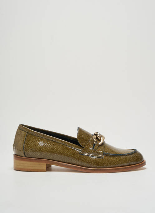 Mocassins vert ANAKI pour femme