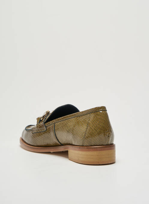 Mocassins vert ANAKI pour femme