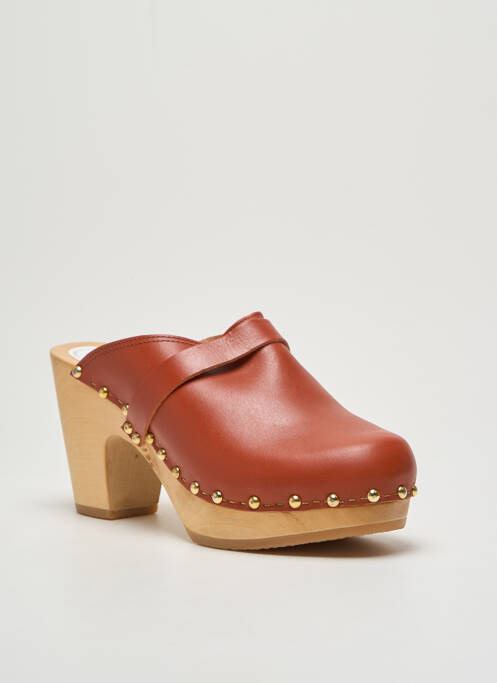 Mules/Sabots marron BOSABO pour femme