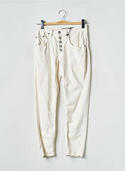 Jeans boyfriend beige PLEASE pour femme seconde vue