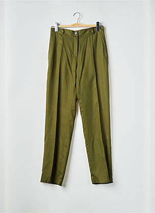 Pantalon droit kaki THE KOOPLES femme