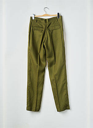 Pantalon droit kaki THE KOOPLES femme