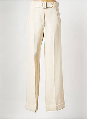 Pantalon droit beige IMPERIAL femme