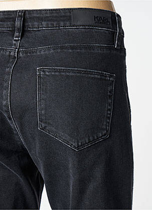 Jeans coupe droite gris KARL LAGERFELD femme