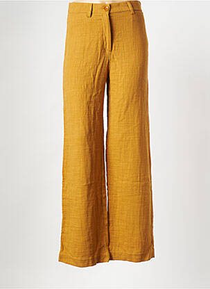 Pantalon droit jaune SESSUN femme