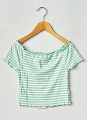 T-shirt vert ONLY pour fille seconde vue