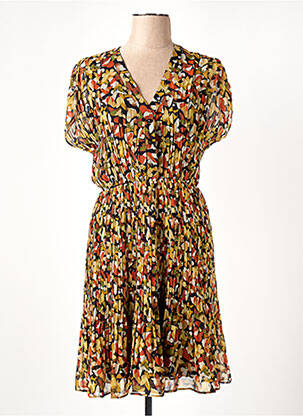 Robe courte jaune MOLLY BRACKEN femme