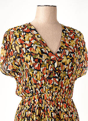 Robe courte jaune MOLLY BRACKEN femme
