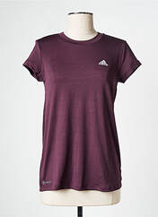 T-shirt marron ADIDAS pour femme seconde vue