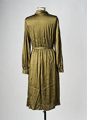 Robe mi-longue kaki SCOTCH & SODA femme