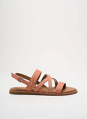 Sandales/Nu pieds orange CLARKS pour femme