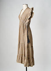 Robe mi-longue beige M.A.B.E pour femme seconde vue