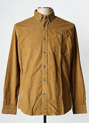 Chemise manches longues marron SELECTED pour homme seconde vue