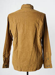 Chemise manches longues marron SELECTED pour homme seconde vue