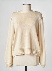 Gilet manches longues beige GRACE & MILA pour femme seconde vue