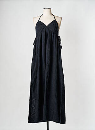 Robe longue noir BELLE PIÈCE pour femme