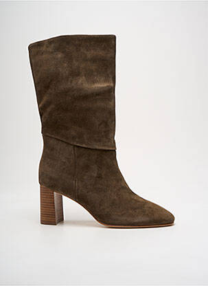 Bottes kaki MI/MAI femme
