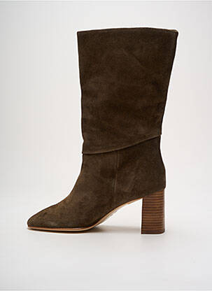 Bottes kaki MI/MAI femme