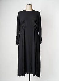 Robe mi-longue noir MAT FASHION femme