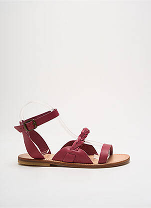 Sandales/nu pieds rouge SESSUN femme