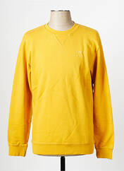 Sweat-shirt jaune EDWIN pour homme seconde vue