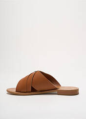 Sandales/Nu pieds marron COULEUR POURPRE pour femme seconde vue