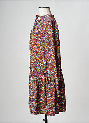 Robe mi-longue jaune MOLLY BRACKEN femme