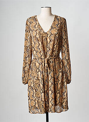 Robe courte beige VILA pour femme